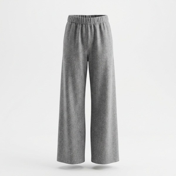 Wide-leg Trousers 01 in Grey